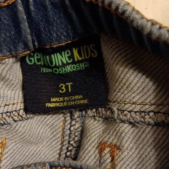 Adorable Bundle of 2 Pairs of Jeans, Girls, Oshkosh & Arizona, 3T EUC - Picture 7 of 8
